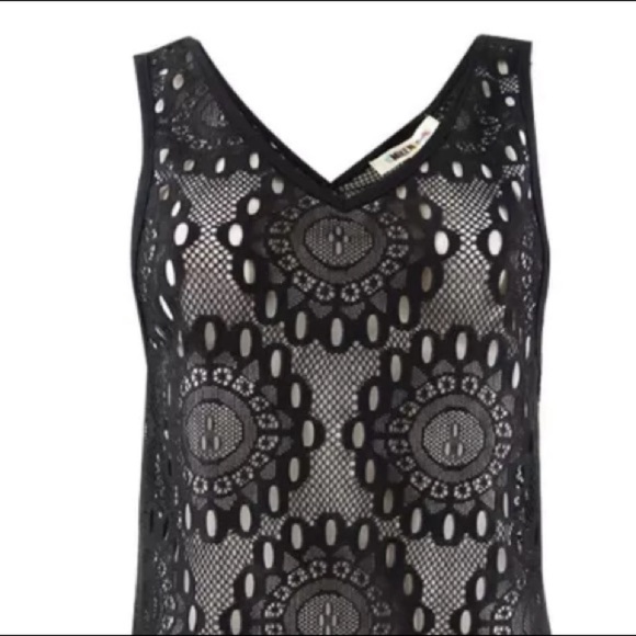 MIKEN Lace Drop Waist Swimsuit Cover Up - Picture 3 of 7